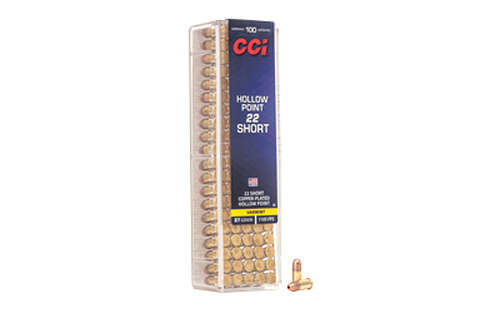 Ammunition CCI Ammunition High Velocity CCI 22 SHORT HP 100/5000